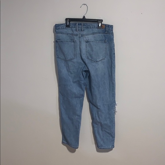 RSQ 7w 28L Blue Ripped Jeans Skinny - Picture 2 of 3